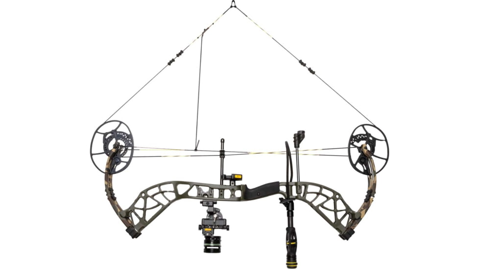 Bear Archery THP Adapt 2+ HP RTH Package Bow 45-60lb RH, Throwback Green, BEA2256