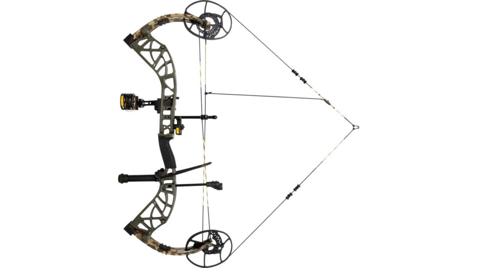 Bear Archery THP Adapt 2 HP RTH Package Bow 55-70lb RH, Throwback Green, BEA2269
