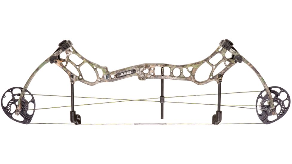 Bear Archery Threat Compound Bow / Bow Only / Right Handed / 50-60lb Draw Weight Range / 25-30in Draw Length Range, RealTree Xtra Green, A6TT20006R