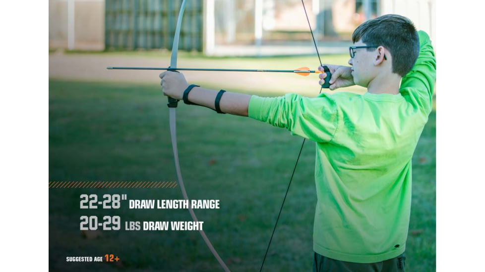 Bear Archery Titan Youth Bow Set, Gray, AYS6500