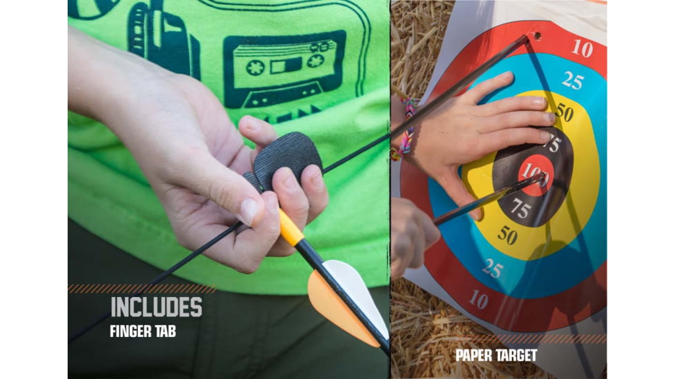 Bear Archery Titan Youth Bow Set, Gray, AYS6500