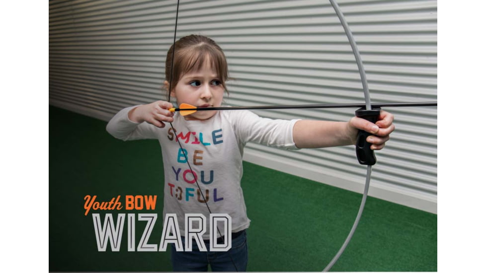 Bear Archery Wizard Youth Bow Set, Gray, AYS6300