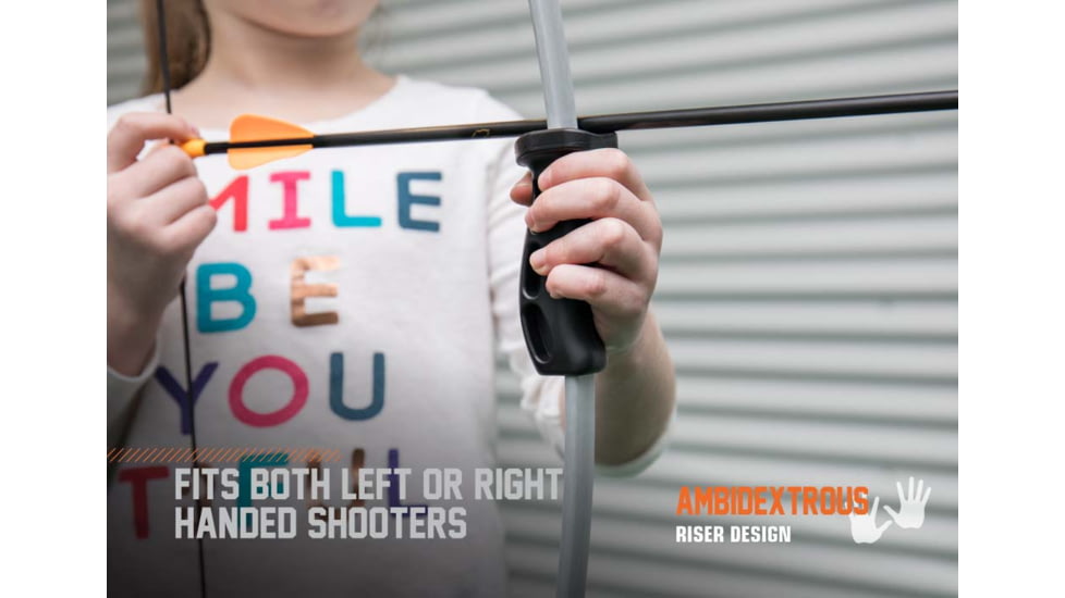 Bear Archery Wizard Youth Bow Set, Gray, AYS6300