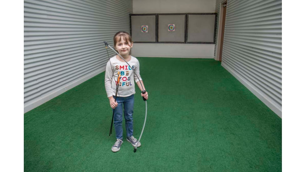 Bear Archery Wizard Youth Bow Set, Gray, AYS6300