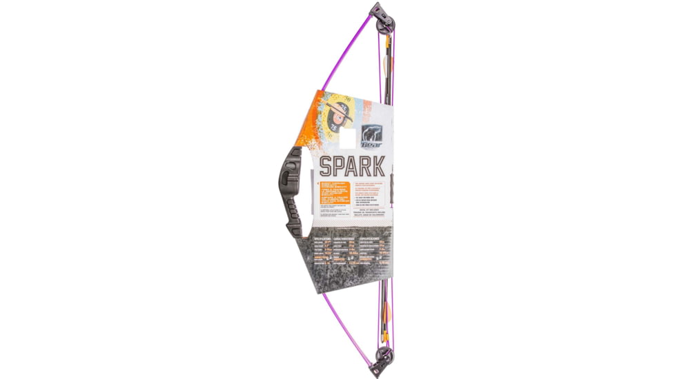 Bear Archery Youth Compound Bow Spark Ambi Purple Age 5-10