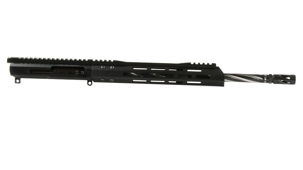 Bear Creek Arsenal AR-15 .300 Blackout Right Side Charging Upper Receiver, 16in Black Nitride 416R SS Bear Claw Fluted Heavy Barrel, 1-8 Twist, Carbine Length, 11.5in MLOK, 535NSCH300CHB1618SSBCF