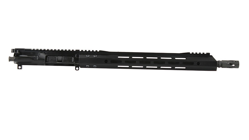 Bear Creek Arsenal AR-9 9MM Upper Receiver, 16in Parkerized M4 Barrel, 1-10 Twist, Blowback, 15in MLOK, 694N-UA9MMCM416110P-15M3