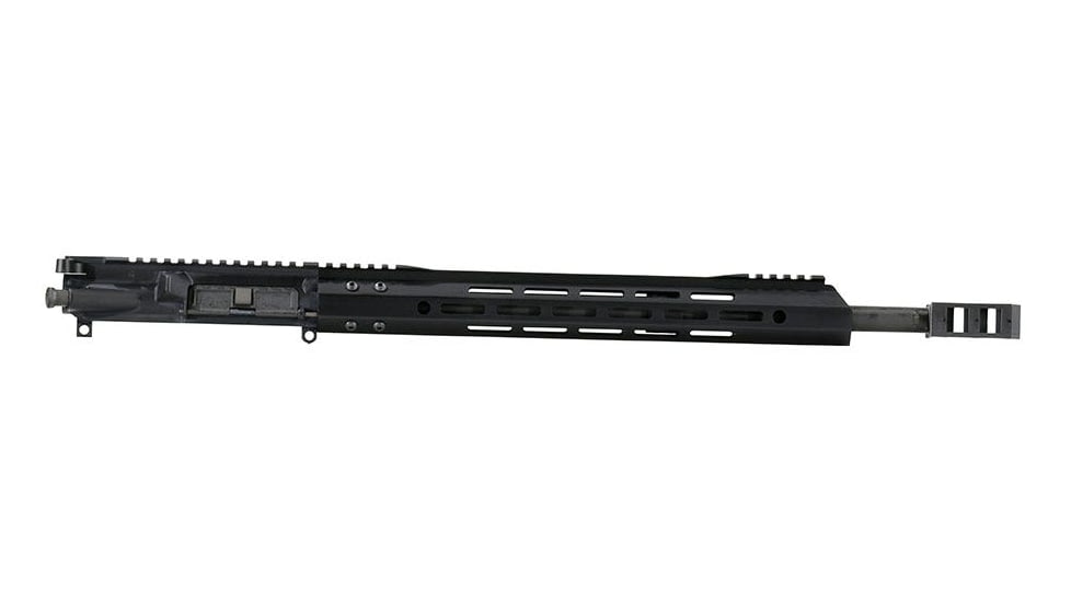 Bear Creek Arsenal AR-15 .450 Bushmaster Upper Receiver with BCA Muzzle Brake, 18in Parkerized Heavy Barrel, 1-24 Twist, Mid-Length, 15in MLOK, 9420N-UA450MHB18124P-15M3MB