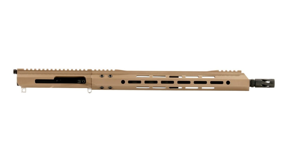 Bear Creek Arsenal AR-15 7.62x49 Powder Coat Flat Dark Earth Right Side Charging Upper Receiver, 16in Parkerized Heavy Barrel, 1-10 Twist, Carbine Length, 15in MLOK, Flat Dark Earth, 9486NSCH762CHB16110PPFD