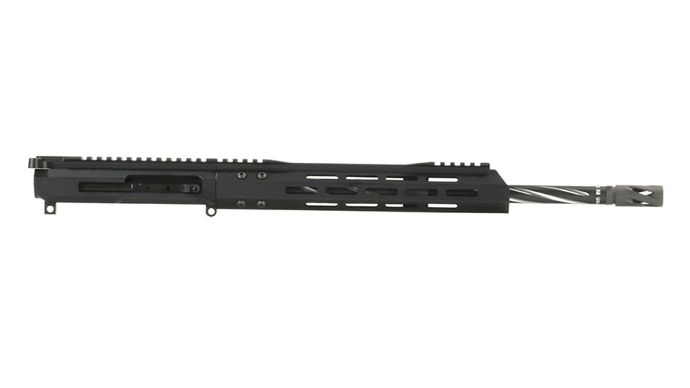 Bear Creek Arsenal AR-15 7.62x40 Dual Charging Upper Receiver, 16in Black Nitride 416R SS Bear Claw Fluted Heavy Barrel, 1-10 Twist, Carbine Length, 11.5in MLOK, 9737NDCH762CHB16110SSBCF