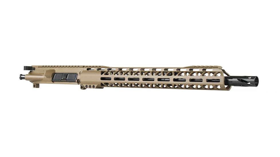 Bear Creek Arsenal BC-10 .308 Winchester 16in Upper Receiver, Heavy, Mid-Length, 1-10, 5/8x24, Flash Hider, Parkerized, FDE, UAFC4010308MHB1611015FDESR