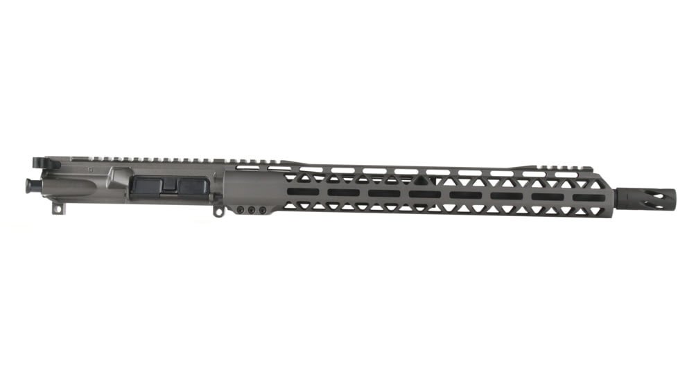Bear Creek Arsenal BC-10 .308 Winchester 16in Upper Receiver, Heavy, Mid-Length, 1-10, 5/8x24, Flash Hider, Parkerized, Tungsten, UAFC4011308MHB1611015TNGSR