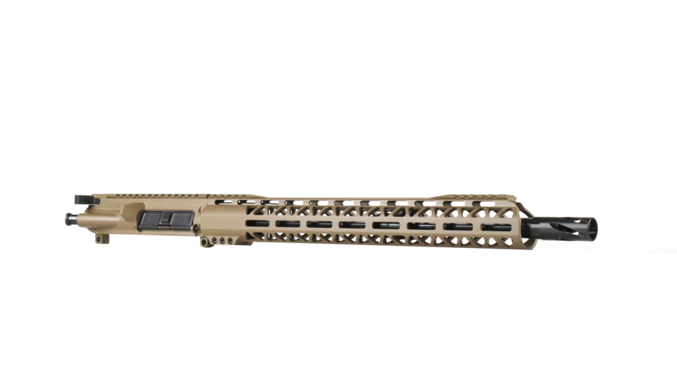 Bear Creek Arsenal BC-15 5.56 NATO 16in Upper Receiver, M4 Barrel, Mid-Length, 1-7 Twist, 1/2x28, Flash Hider, Parkerized, FDE, UAFC-4019-556MM41617-15FDESR