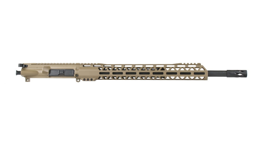 Bear Creek Arsenal BC-15 6mm ARC 18in Upper Receiver, Heavy, Mid-Length, 1-8, 5/8x24, Flash Hider, Parkerized, FDE, UAFC40346MMAMHB181815FDESR