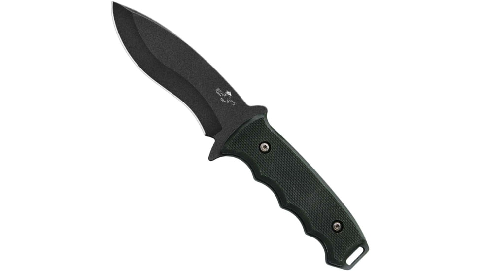 Bear OPS Constant Fixed Blade Knife, 4.25in, 1095 Carbon Steel, Black Textured G10/Black Epoxy Coated Handle, CC-200-B4-B