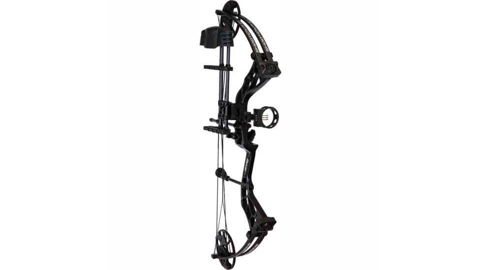 Bear Archery Shootout RTH Compound Bow Package, Right Hand, 50lb, 28in, Black, AV62A210G5R