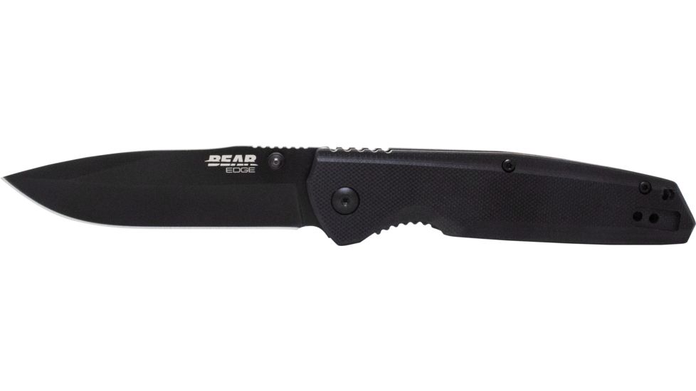 Bear &amp; Son Cutlery 4 1/2 Black G10 Assisted Sideliner - 61100