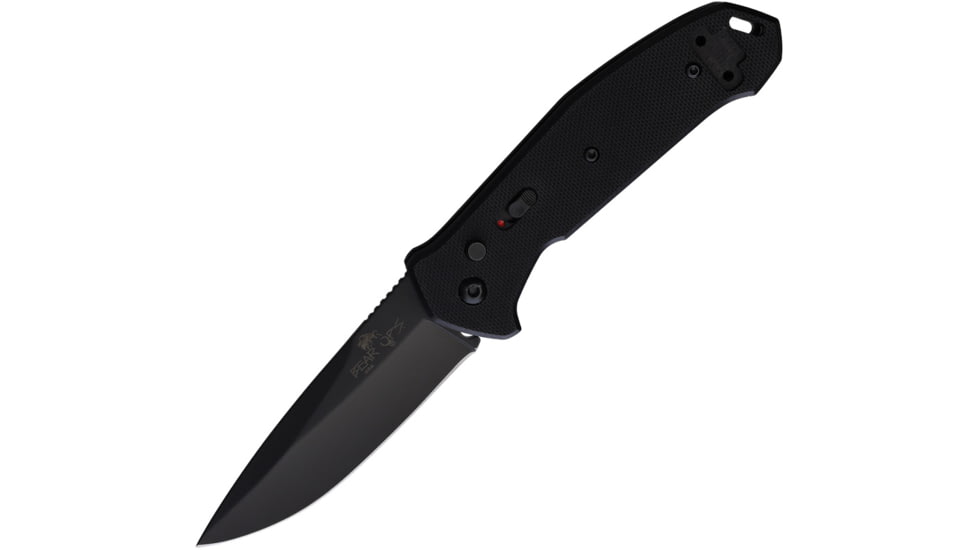Bear &amp; Son Cutlery Bold Action Automatic Folding Knife, 3.25in, D2, Clip Point Blade, G10 Handle, AC-521-B4-B