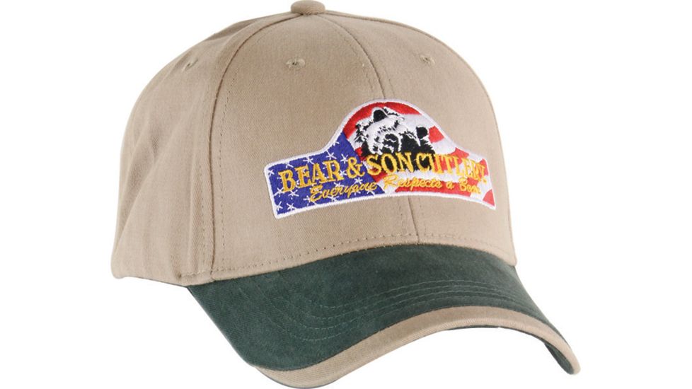 Bear &amp; Son Cutlery Baseball Cap, Tan/Olive BCHATBS