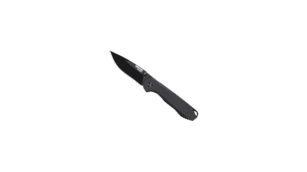 Bear &amp; Son Cutlery Bear Edge Assisted Opening Knife, Black, 71101