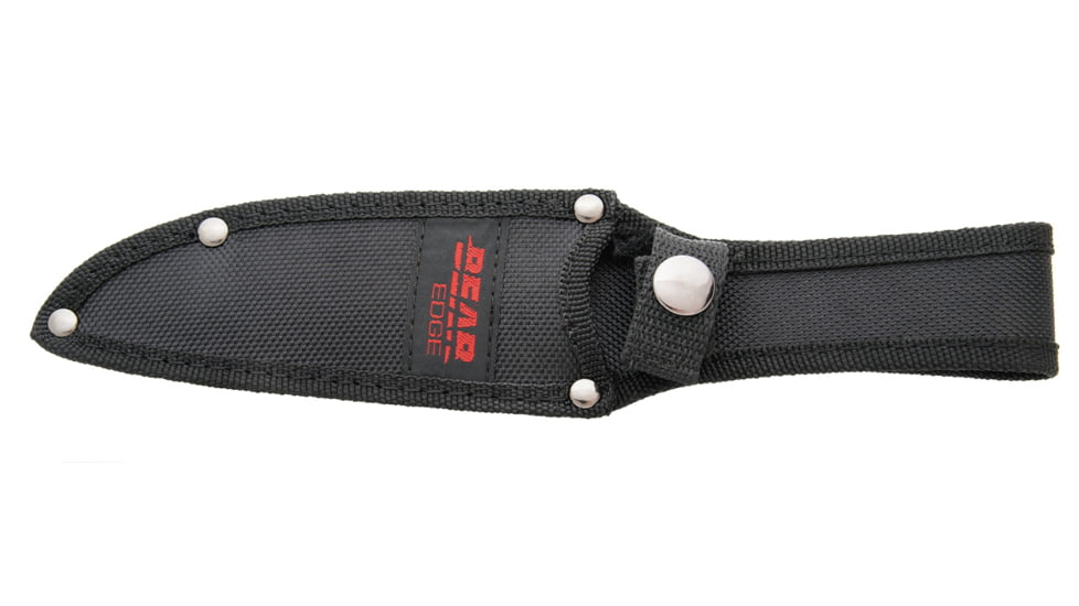 Bear &amp; Son Cutlery Brisk 1.0 9 3/4 Black Fixed Blade With Ballistic Sheath - 71517