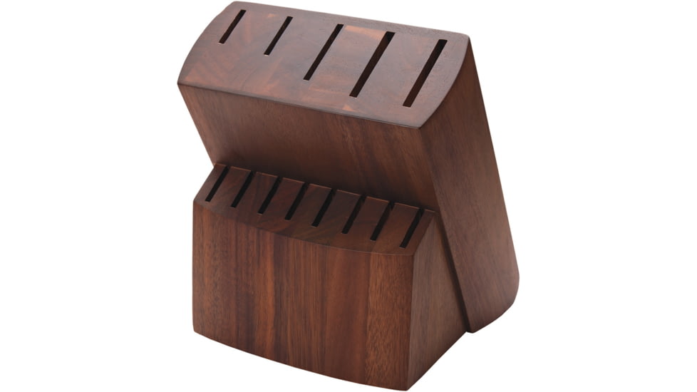 Bear &amp; Son Cutlery Storage Block Walnut, BCBASBLK