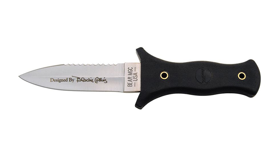 Bear &amp; Son Ninja Double Edge Fixed Blade Knife BC789