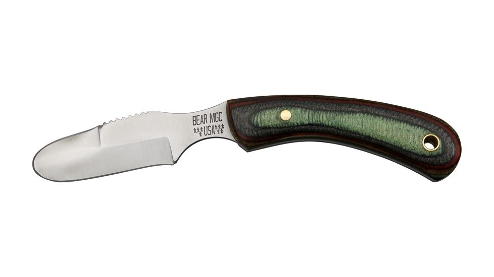Bear &amp; Son Round Nose Skinner Fixed Blade Knife BC243CW