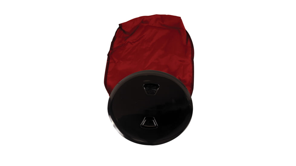 Beckson Marine 5" Stow-Away Deck Plate - Black w/12" Bag 46445