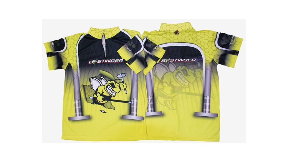 Bee Stinger Jersey, Bee Stinger Short Sleeve, Yellow, 2XL, BSSS2XL