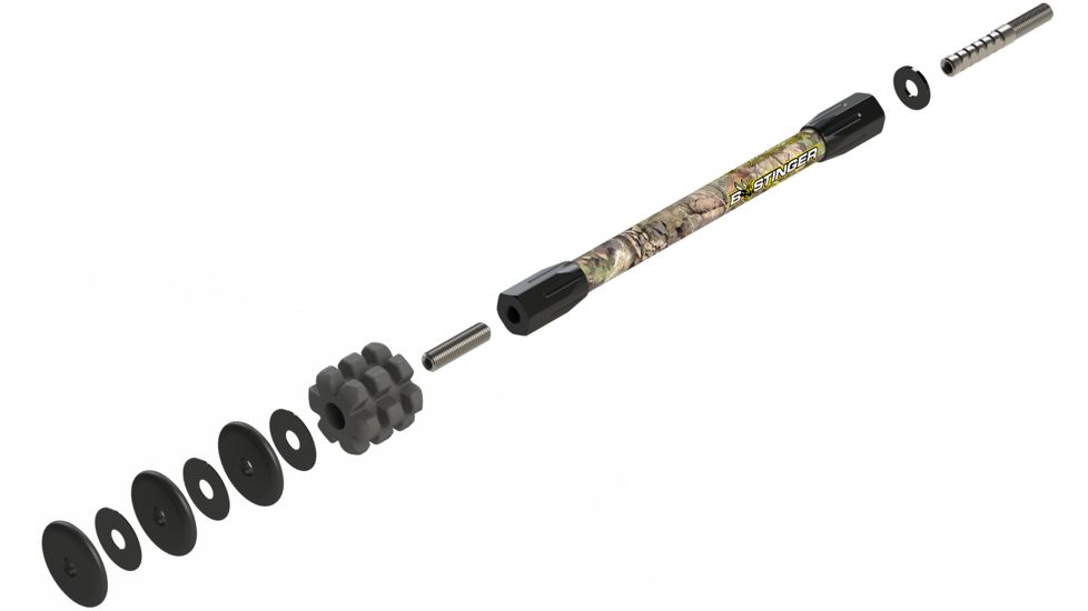 Bee Stinger MicroHex Bow Stabilizer, Olive, 6in MHX06OL