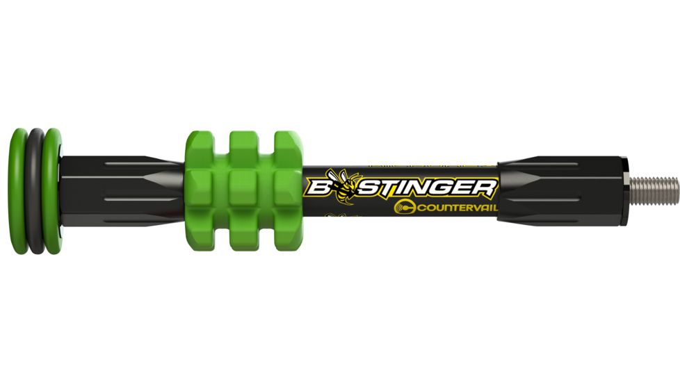 Bee Stinger MicroHex Bow Stabilizer, Green, 6in MHX06GR