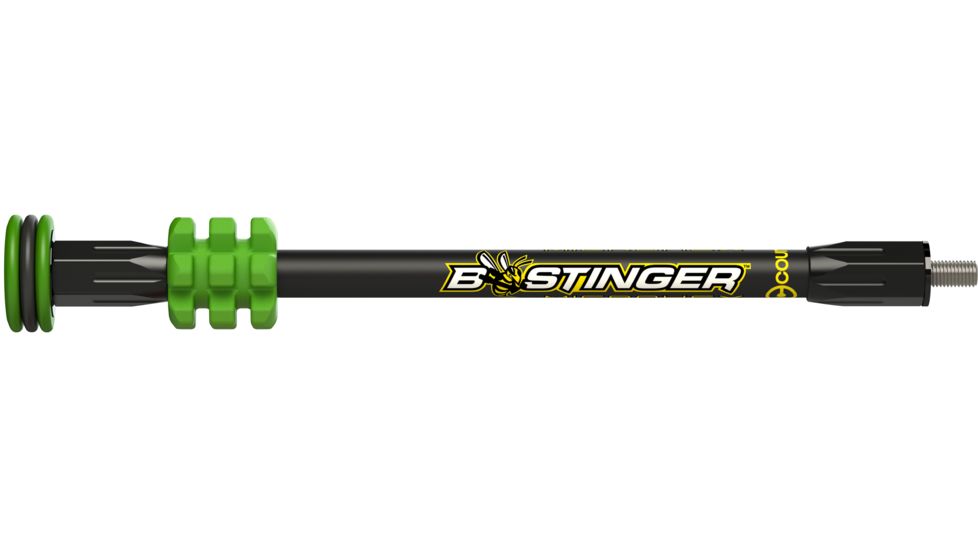 Bee Stinger MicroHex Bow Stabilizer, Green, 10in MHX10GR