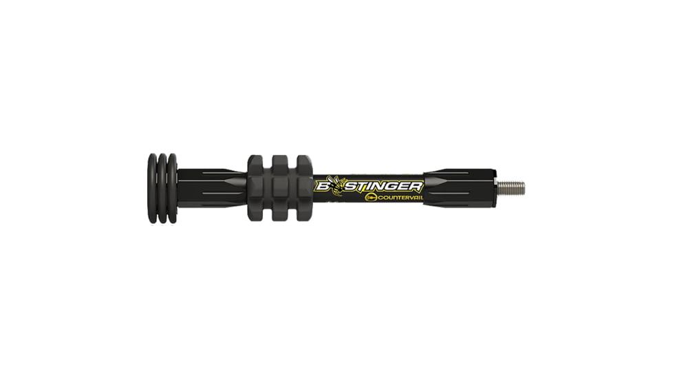 Bee Stinger MicroHex Bow Stabilizer 12 in, Black, MHX12MB