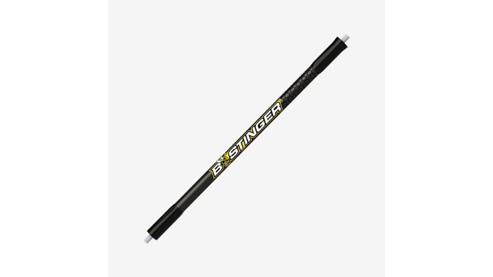 Bee Stinger Prem Plus V-Bar, 10 inch Black &amp; Silver, PREMIERVBSL10