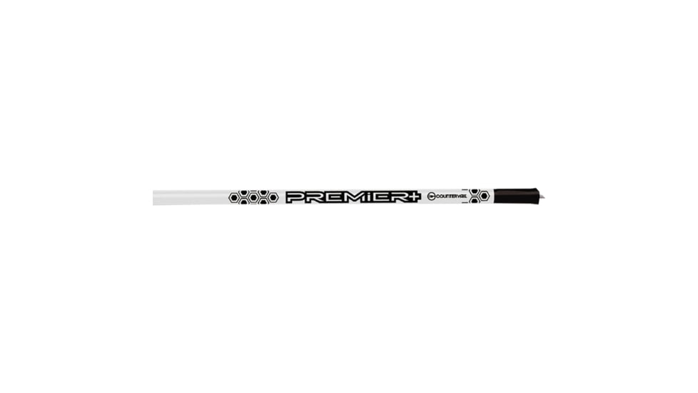 Bee Stinger Premier Plus Countervail Bow Stabilizers, 20 in, White, PREMIERWT20