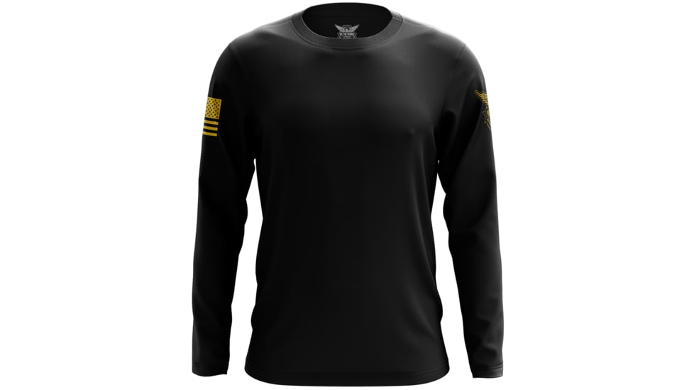 We the People Holsters Basic - Black + Gold Long Sleeve Shirt 64823824, 4534186934370