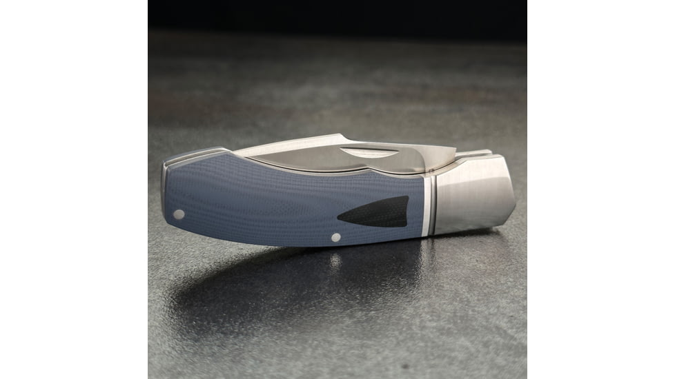 Begg Knives Recurve Slip Joint Blue G10