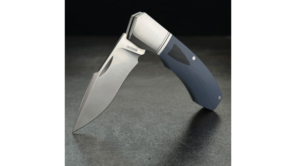 Begg Knives Recurve Slip Joint Blue G10