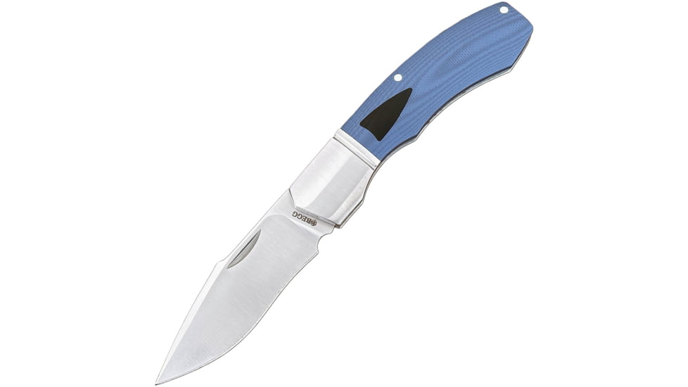 Begg Knives Recurve Slip Joint Blue G10