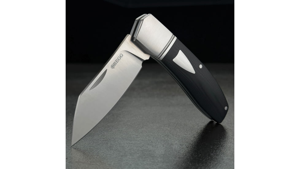 Begg Knives Slip Joint Sheepfoot Black G10