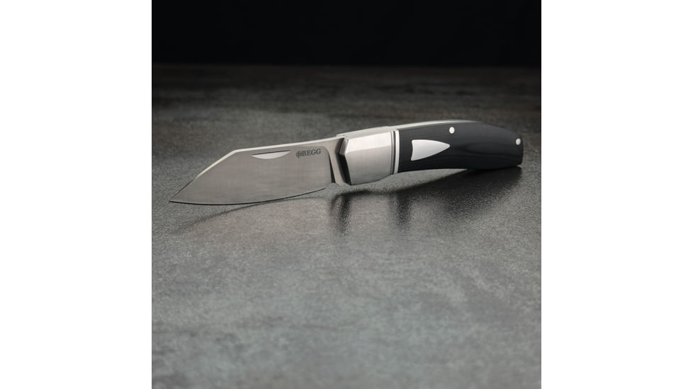 Begg Knives Slip Joint Sheepfoot Black G10