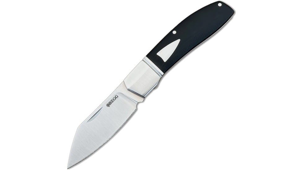 Begg Knives Slip Joint Sheepfoot Black G10