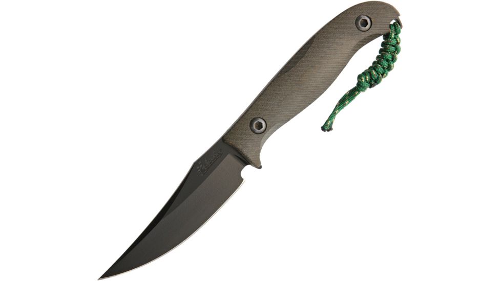 Behring Technical Uplander Black Fixed Blade Knife, 8.125in, 3.75in, Coyote Tan, G10 Handle BEH261