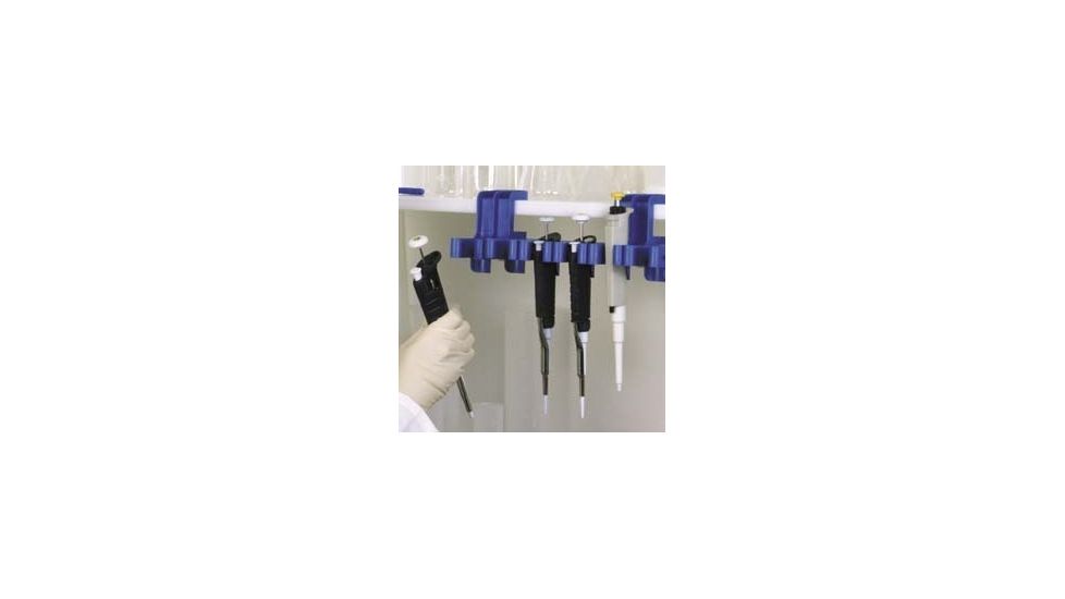 Bel-Art PiRack Clamp-On Pipettor Holders, SCIENCEWARE 189540000 Pirack Triple (1 Clamp And 2 Extenders)