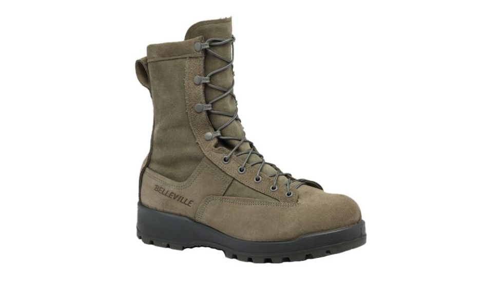 Belleville Mens 600g Insulated Waterproof Flight Boot, Sage, 12, Wide 675 120W