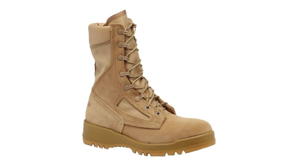 Belleville Mens Hot Weather Combat Boot, Desert Tan, 14.5, Narrow 390DES 145N