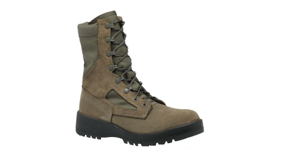 Belleville Mens Hot Weather Combat Boot, Sage, 9, Narrow 600 090N