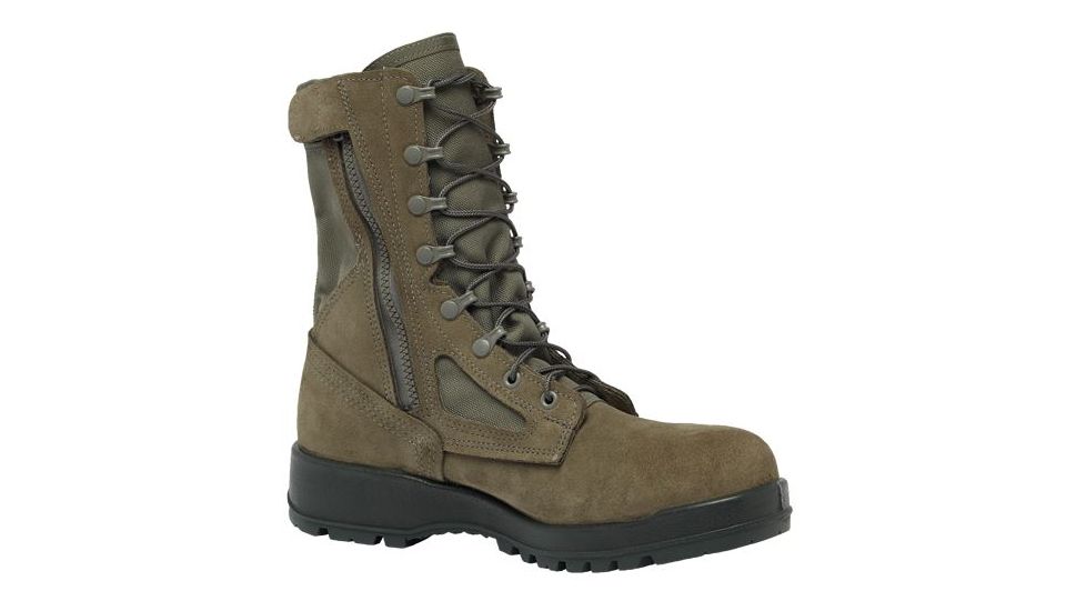 Belleville Mens Hot Weather Side-Zip Composite Toe Boot, Sage, 7, Wide 639ZCT 070W