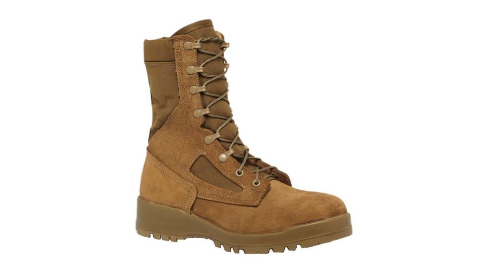 Belleville Mens Hot Weather Steel Toe Combat Boot, Mojave/Olive Green Coyote, 13.5, Regular 551ST 135R